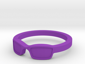 Glasses Ring Size 8.5 in Purple Processed Versatile Plastic