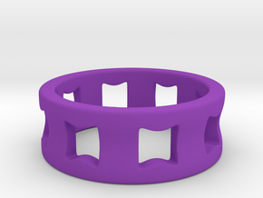 Concave Ring Size 8.5 in Purple Processed Versatile Plastic