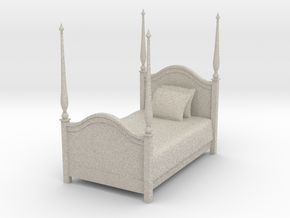 Four-Poster Bed in Natural Sandstone