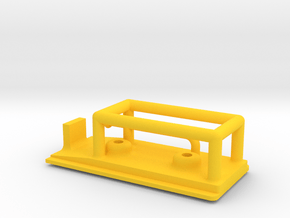 Geod Charge Bracket A in Yellow Processed Versatile Plastic