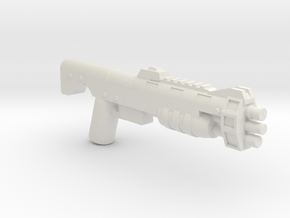 Shell Barrage Shotgun in White Natural Versatile Plastic
