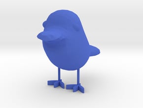 Bird in Blue Processed Versatile Plastic