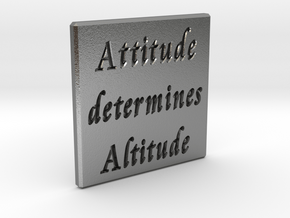 Attitude determines Altitude in Natural Silver