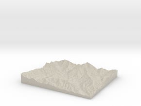 Model of Andrews Geyser in Natural Sandstone