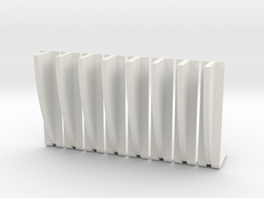 Ribs for Han Diorama 6 inch in White Natural Versatile Plastic