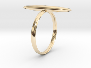 Statement Ring US Size 8 UK Size Q in 14K Yellow Gold