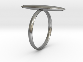 Statement Ring US Size 8 UK Size Q in Natural Silver