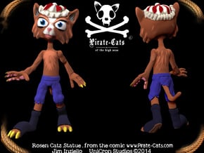 Pirate-Cat RosenCatz in Full Color Sandstone