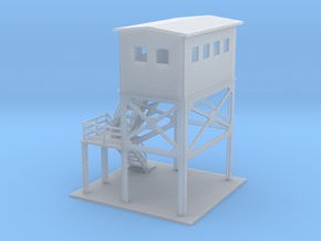 Track Side Tower Z Scale in Tan Fine Detail Plastic