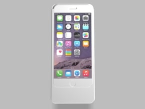 iPhone6 3200mah Charger with USB Power Out in White Natural Versatile Plastic
