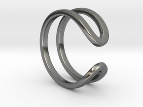 Switchback Ring - Size 6.5 in Polished Silver
