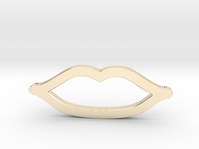 Mini Lips in 14K Yellow Gold