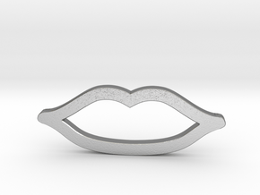Mini Lips in Natural Silver