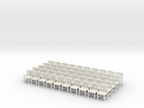 Chairs X50 in White Natural Versatile Plastic