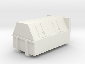 Dumpster (n-scale) in White Natural Versatile Plastic