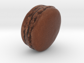 The Chocolate Macaron in Full Color Sandstone