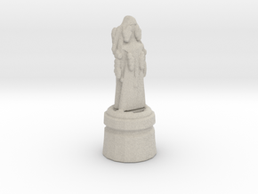 Monk Pawn in Natural Sandstone