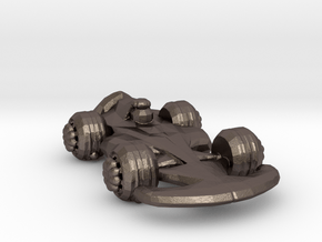 Formula1 Car Own Design in Polished Bronzed Silver Steel