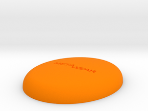 MetaWear Oval Upper 914 in Orange Processed Versatile Plastic