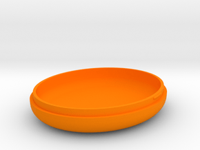 MetaWear Oval Lower 914 in Orange Processed Versatile Plastic