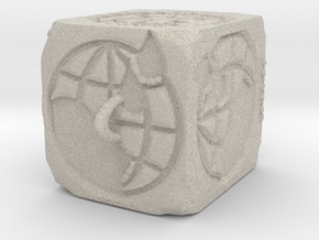 Sandstone ROTARY Ornament 2014 (Thicker) in Natural Sandstone