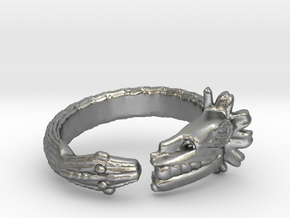 Anillo Quetzalcoatl in Natural Silver