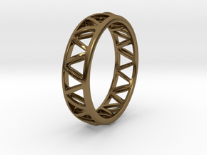 Truss Ring 2 Size 10 in Polished Bronze