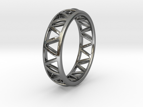 Truss Ring 2 Size 10 in Polished Silver