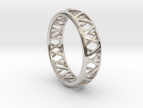 Truss Ring 1 Size 10 in Platinum