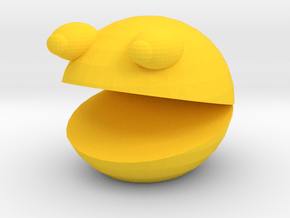 Tinkercad Sackman version 2 in Yellow Processed Versatile Plastic