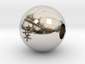 16mm Hana(Flower) Sphere in Platinum