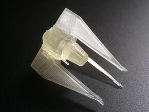 TIE Phantom (Cloaked) 1/270  in Smooth Fine Detail Plastic