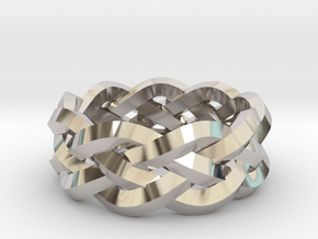 Four-strand Braid Ring in Platinum