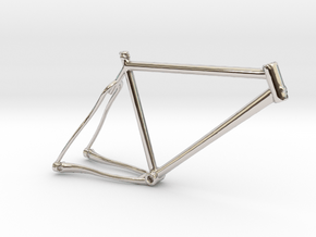 Bike Pendant in Platinum