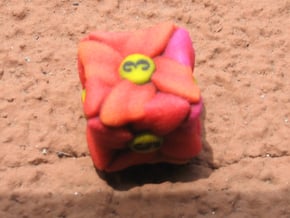 Flower D6 (Small) in Full Color Sandstone