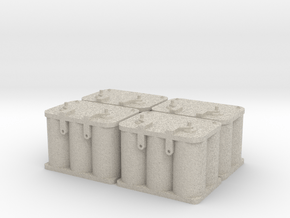 Optima Style 1:10 Scale Battery  **4 each** in Natural Sandstone
