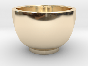Coffee Cup in 14K Yellow Gold