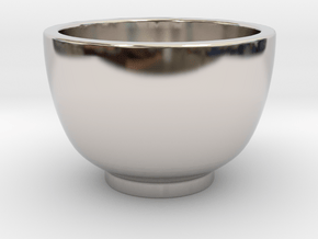 Coffee Cup in Platinum