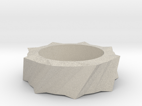 Tea Light Holder in Natural Sandstone