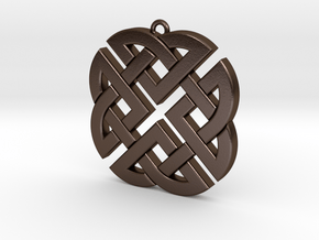 Celtic Knot 1 in Polished Bronze Steel