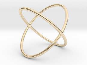 X Ring - Size 11.5 in 14K Yellow Gold