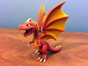 Dragonvale Adult Fire Dragon in Full Color Sandstone