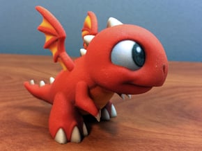 Dragonvale Baby Fire Dragon in Full Color Sandstone