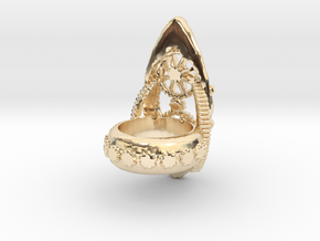 CogRing10 in 14K Yellow Gold