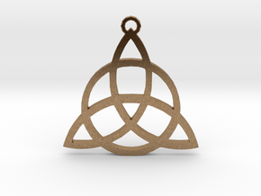 Triquetra in Natural Brass