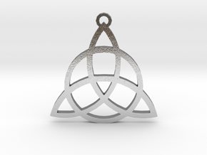 Triquetra in Natural Silver
