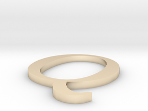 Letter-Q in 14K Yellow Gold