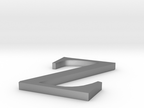 Letter-Z in Natural Silver