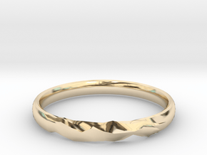 Shadow Ring US Size 6 UK Size M in 14K Yellow Gold
