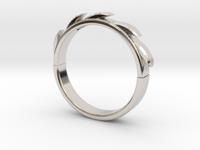 Sun flower Ring in Platinum